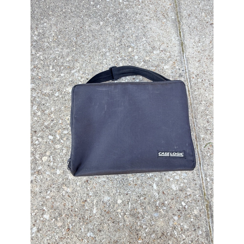 Case Logic Vintage 30 CD Holder Bag Carrying Case Storage w/ Adustable Strap